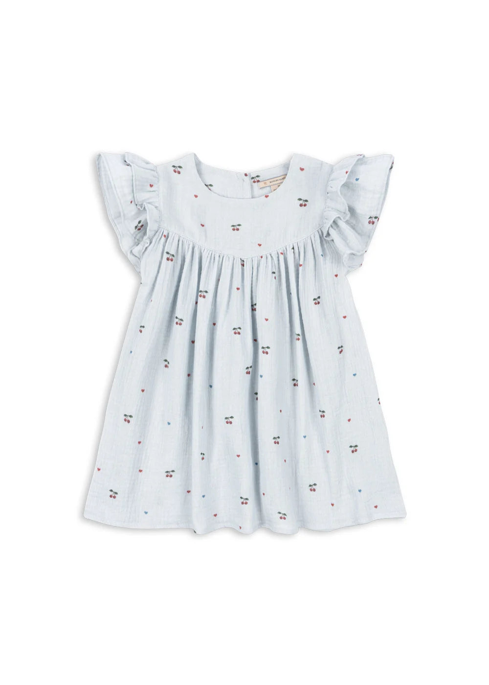 Konges Slojd/COCO DRESS GOTS/2Y/CHERRY BLUE COEUR/ドレス【2歳/3歳/4歳】
