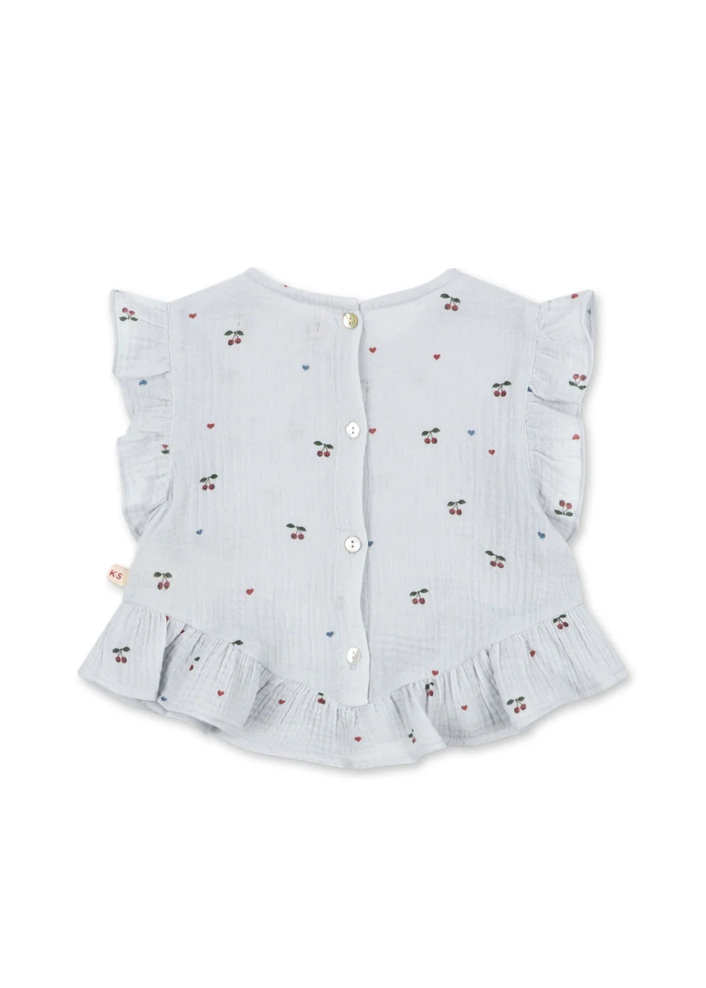 Konges Slojd/COCO TOP GOTS/CHERRY BLUE COEUR/トップス【2歳/3歳/4歳】