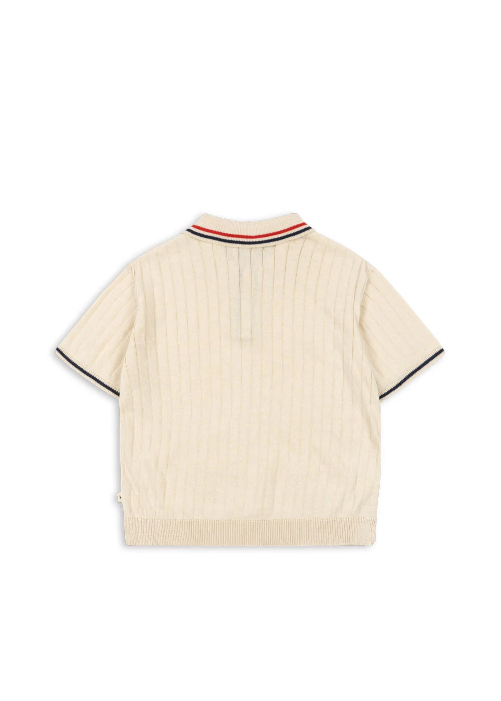 Konges Slojd/MIO KNIT POLO GOTS/ALMOND MILK/ポロシャツ【2歳/3歳/4歳】