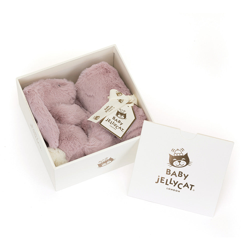 Jellycat /Bashful Luxe Bunny Rosa Soother ギフトボックス