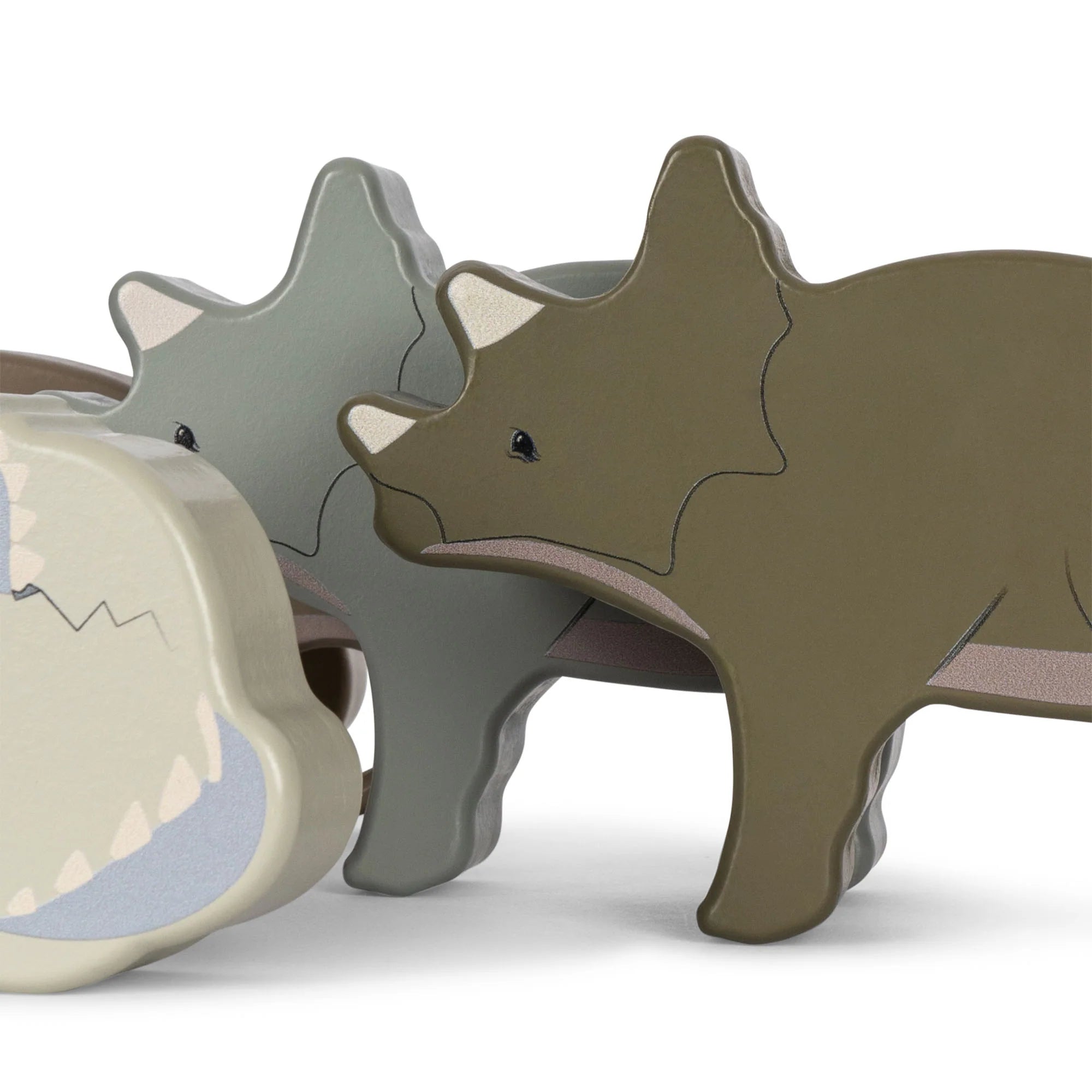 Konges Slojd/WOODEN DINOS FSC 木製ブロック