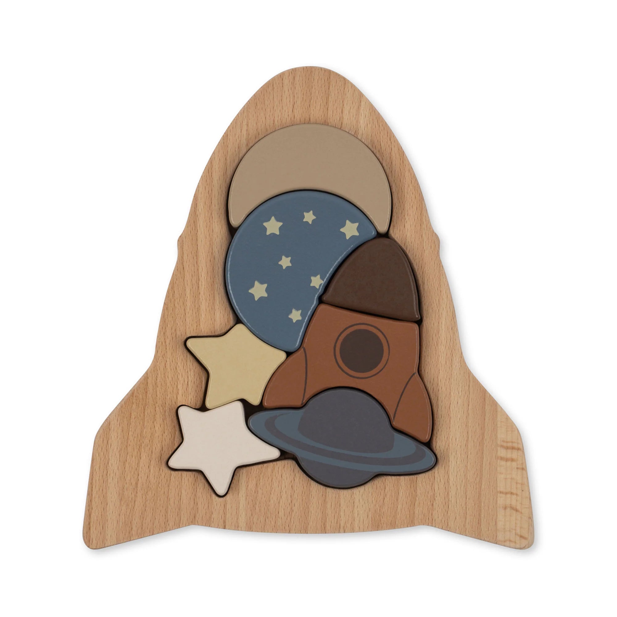 Konges Slojd/WOODEN PUZZLE ROCKET ロケットのパズル