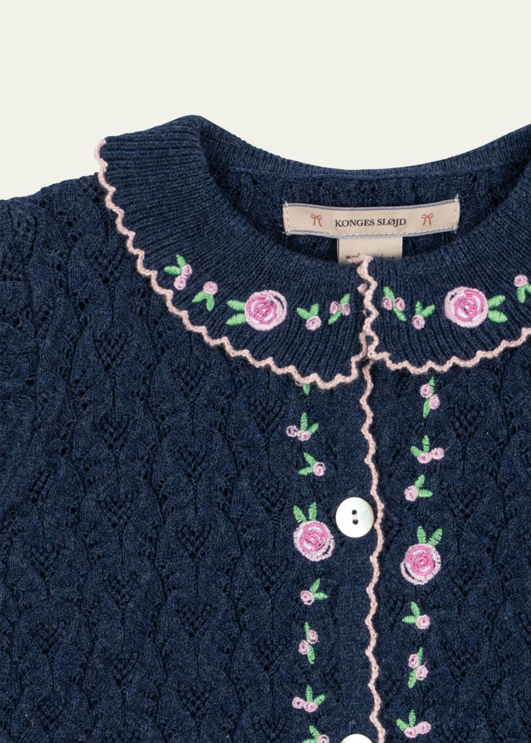 Konges Slojd/ROSIER CARDIGAN/ ニットカーディガン【2歳/3歳】