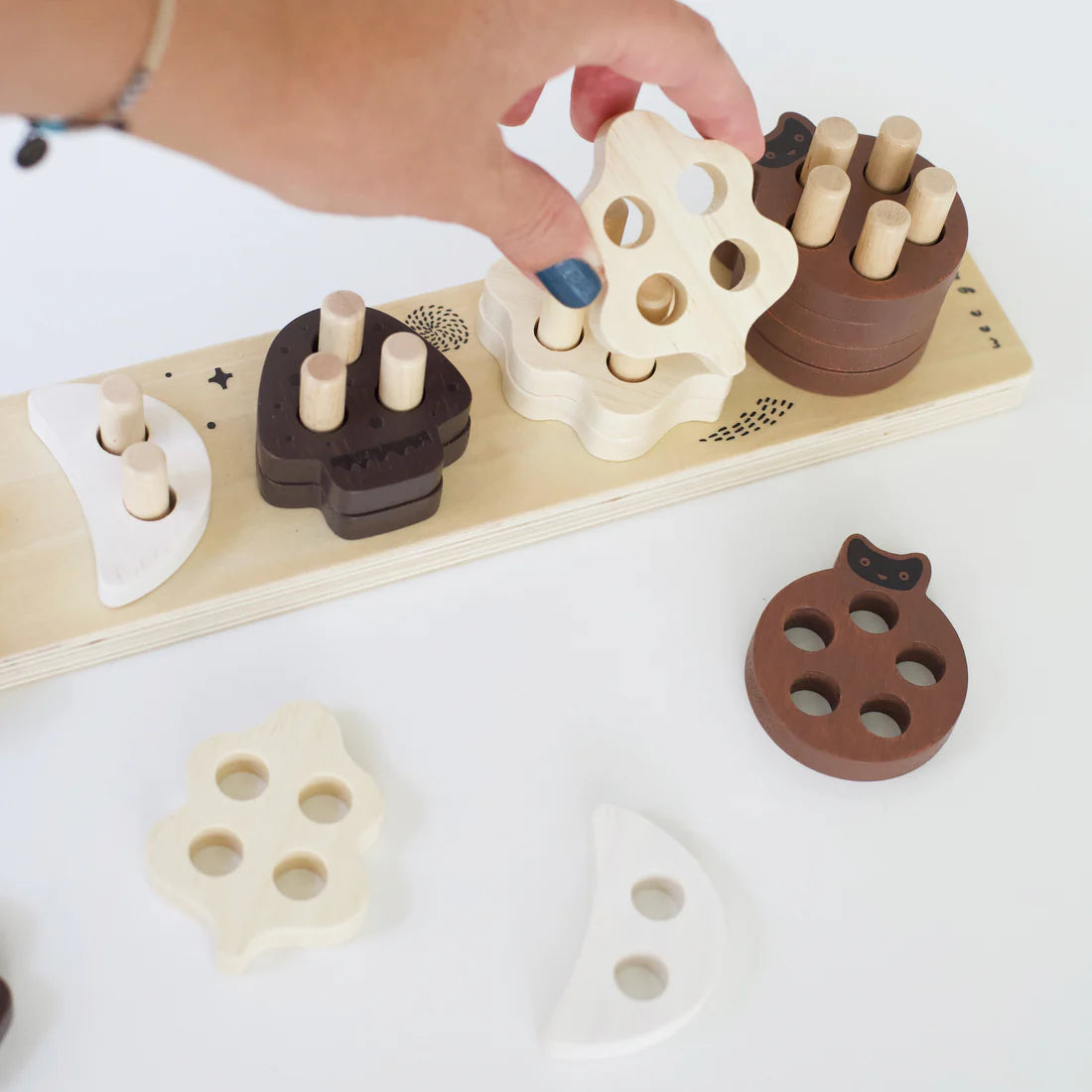 Wee Gallery/Count and Stack Toy 立体パズル スタッキングトイ