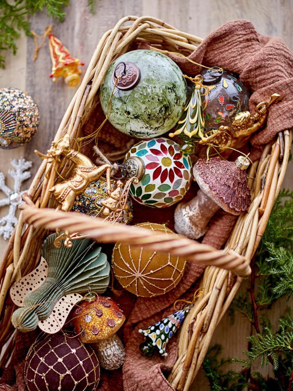 Bloomingville/Ingi Ornament 【Green/Natur】オーナメント 2色