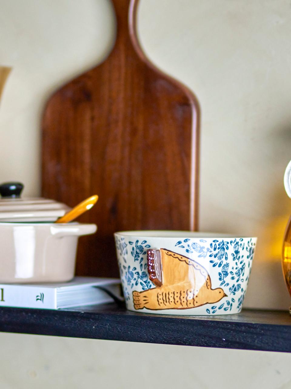 Bloomingville/Hezha Bowl 【Blue/Nature】