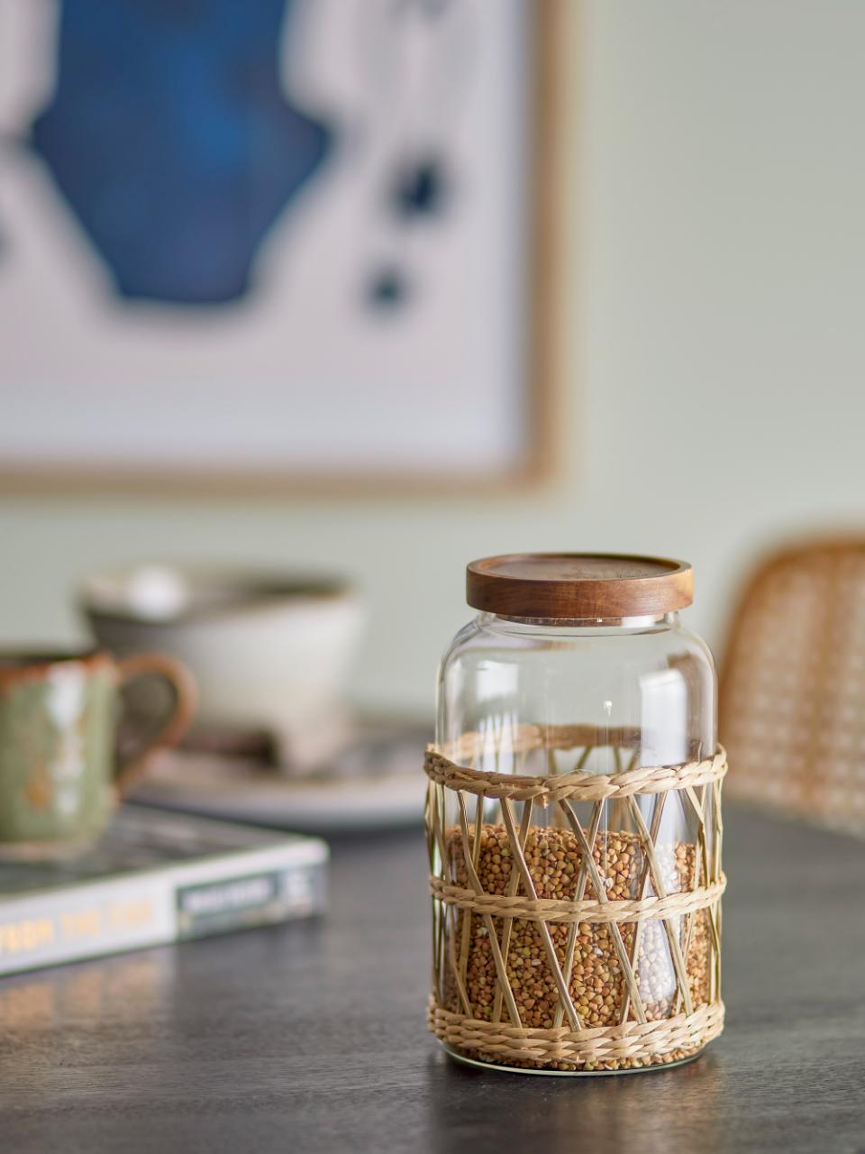 Bloomingville/Manna Jar 蓋つきガラス製ジャー