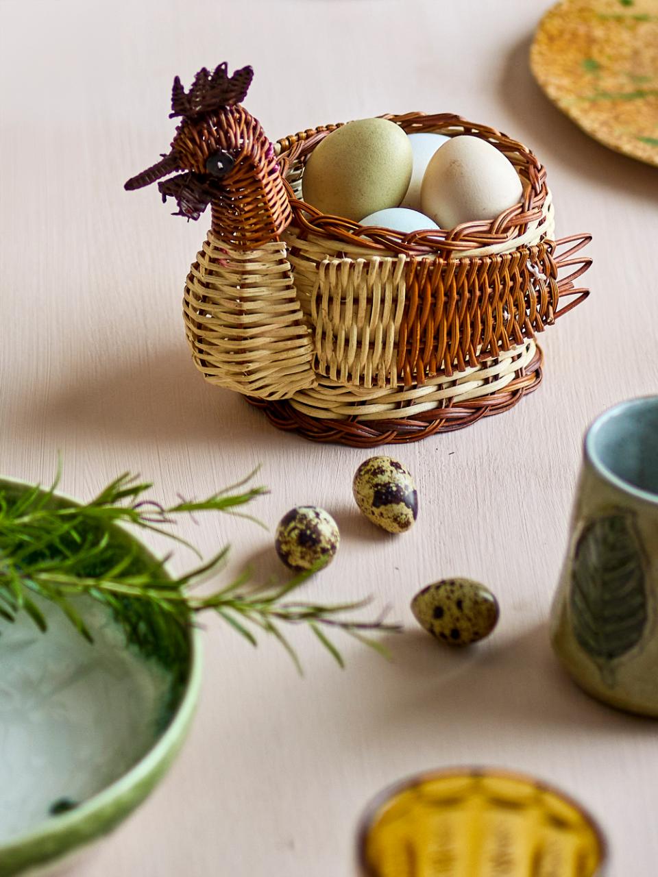 Bloomingville/Marsha Basket にわとり型のバスケット
