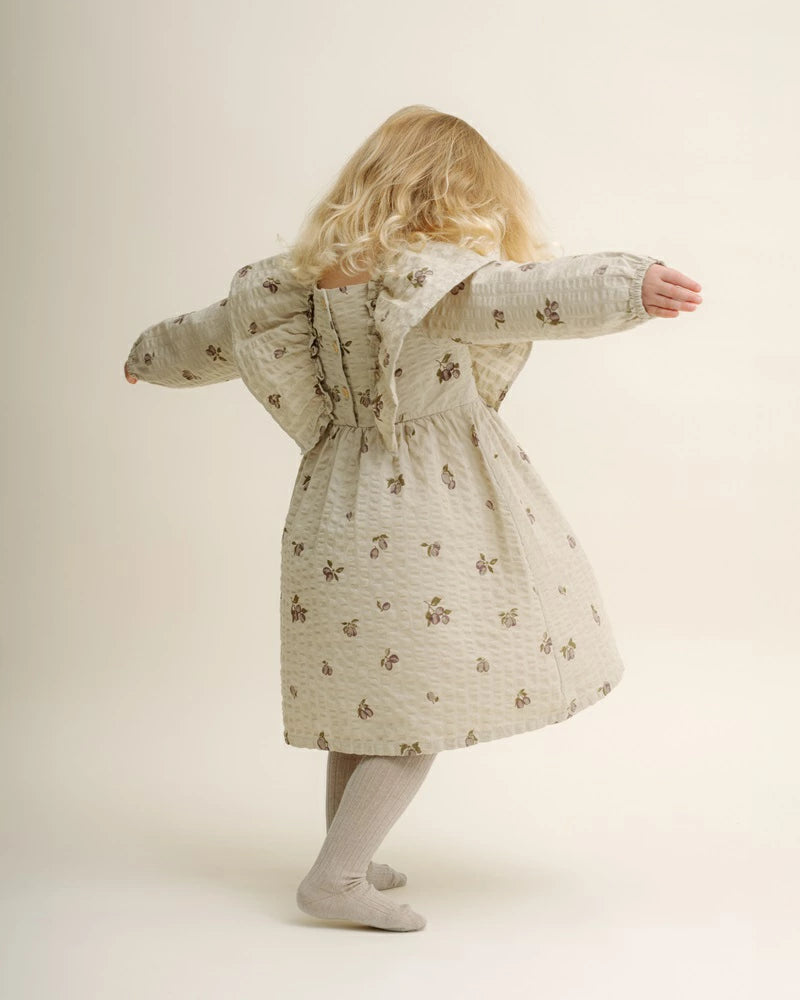 garbo&friends/Seersucker LS Dress 1-2y/3-4y (長袖ワンピース)