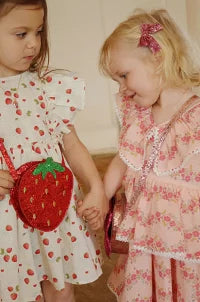 Konges Slojd/EVIA BOW DRESS /MARMALADE【18ヶ月~4歳】
