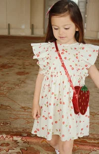 Konges Slojd/EVIA BOW DRESS /MARMALADE【18ヶ月~4歳】