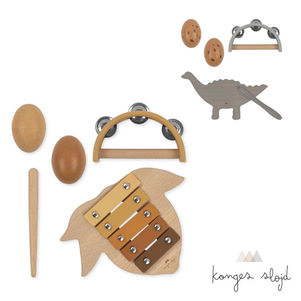 Konges Slojd/ MUSIC SET / 木製楽器セット レモン/ 恐竜 – HOWMORE LIVING