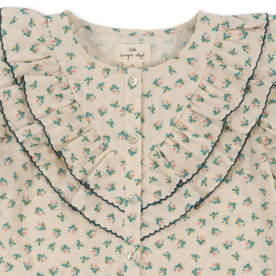 Konges Slojd/ KIM FRILL SS SHIRT GOTS/ FLEUR COLORE【2歳/3歳】