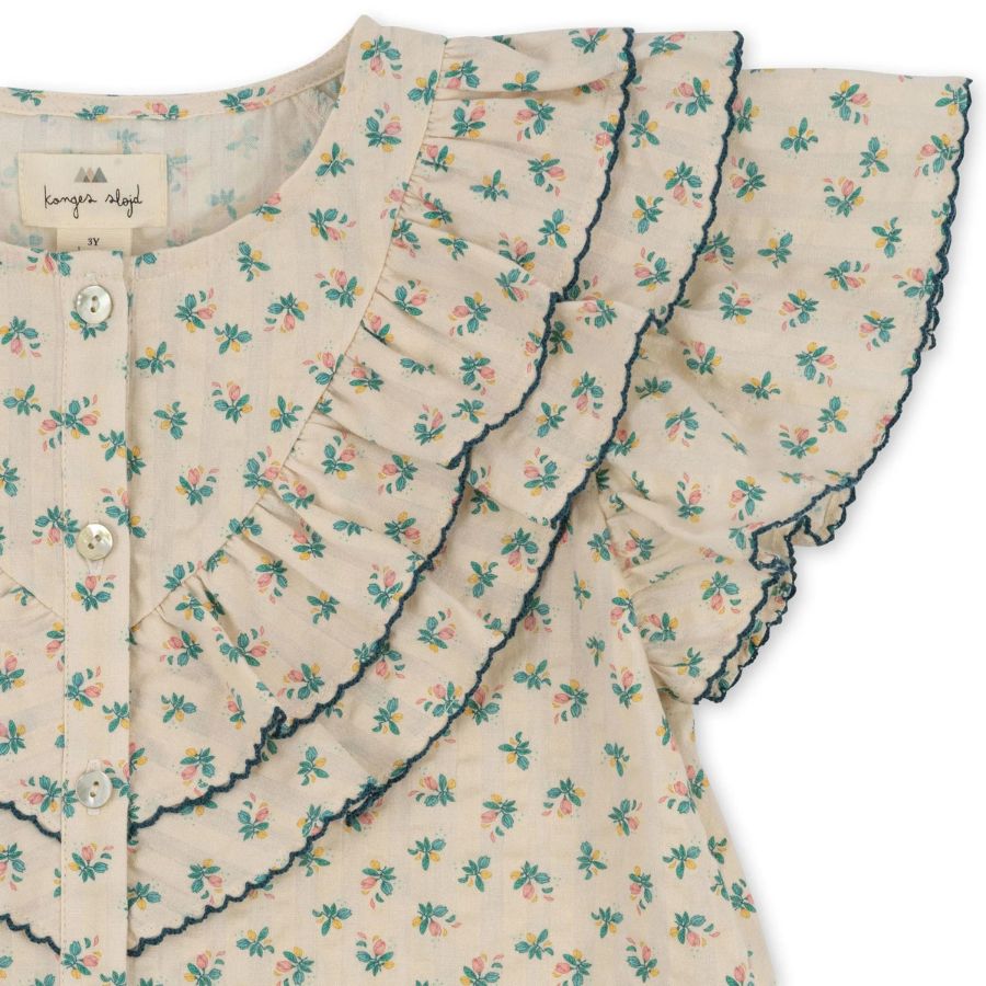 Konges Slojd/ KIM FRILL SS SHIRT GOTS/ FLEUR COLORE【2歳/3歳】