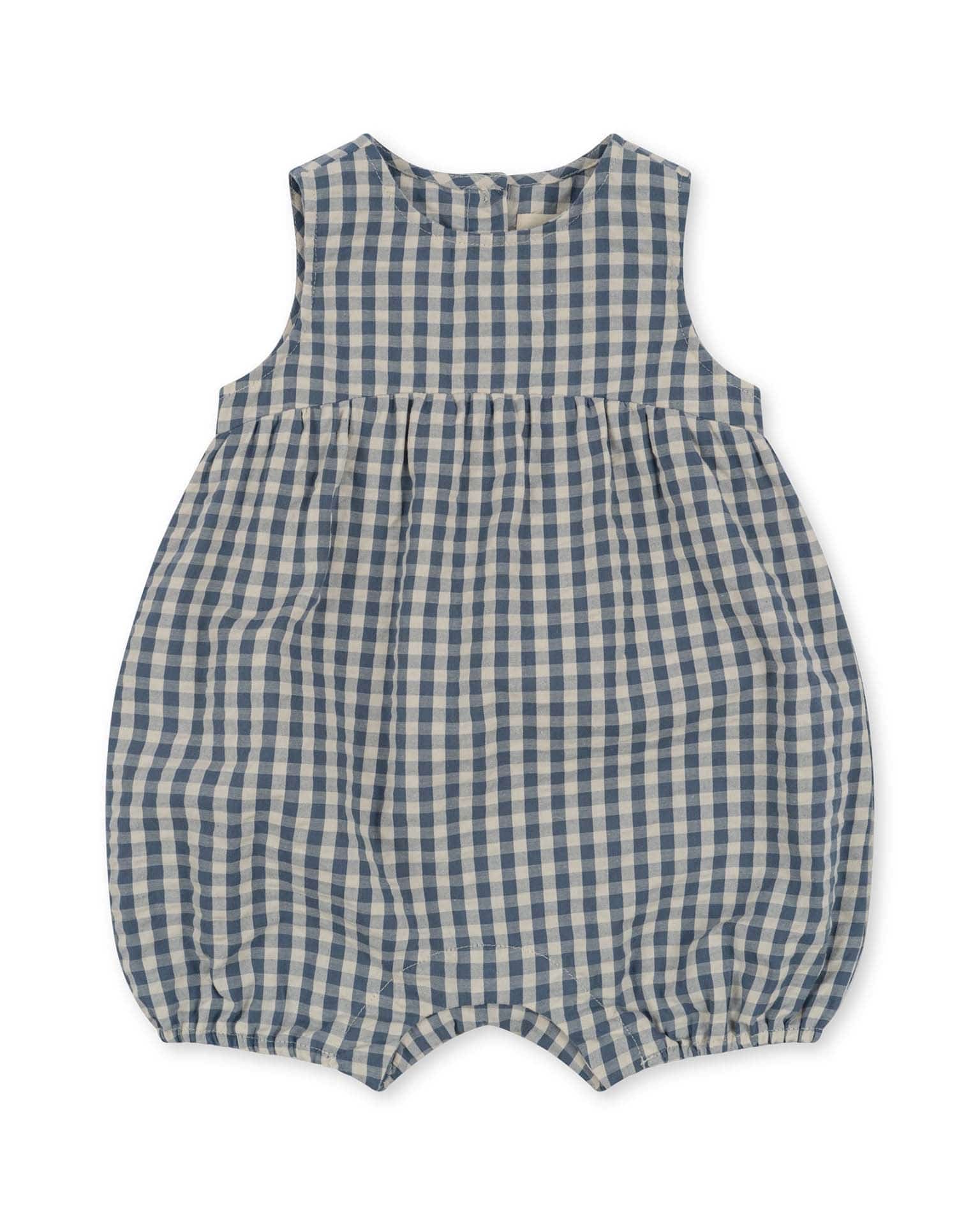 Konges Slojd/ KIM ROMPER/ CAPTAINS BLUE CHECK【6ヶ月/12ヶ月】