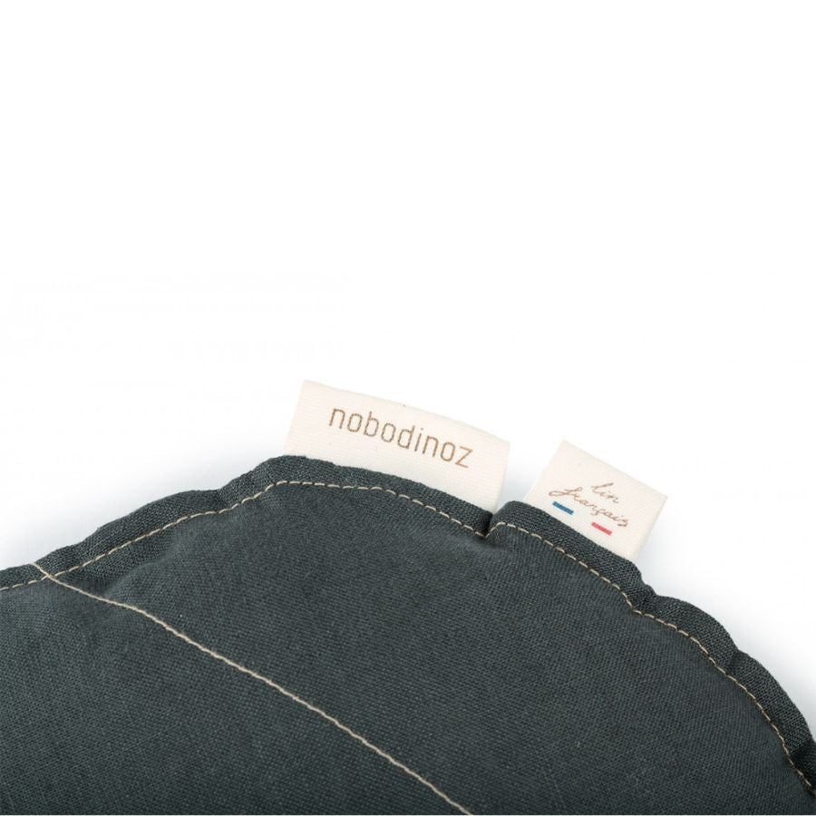 NOBODINOZ/ フレンチリネン ベビークッション リーフ