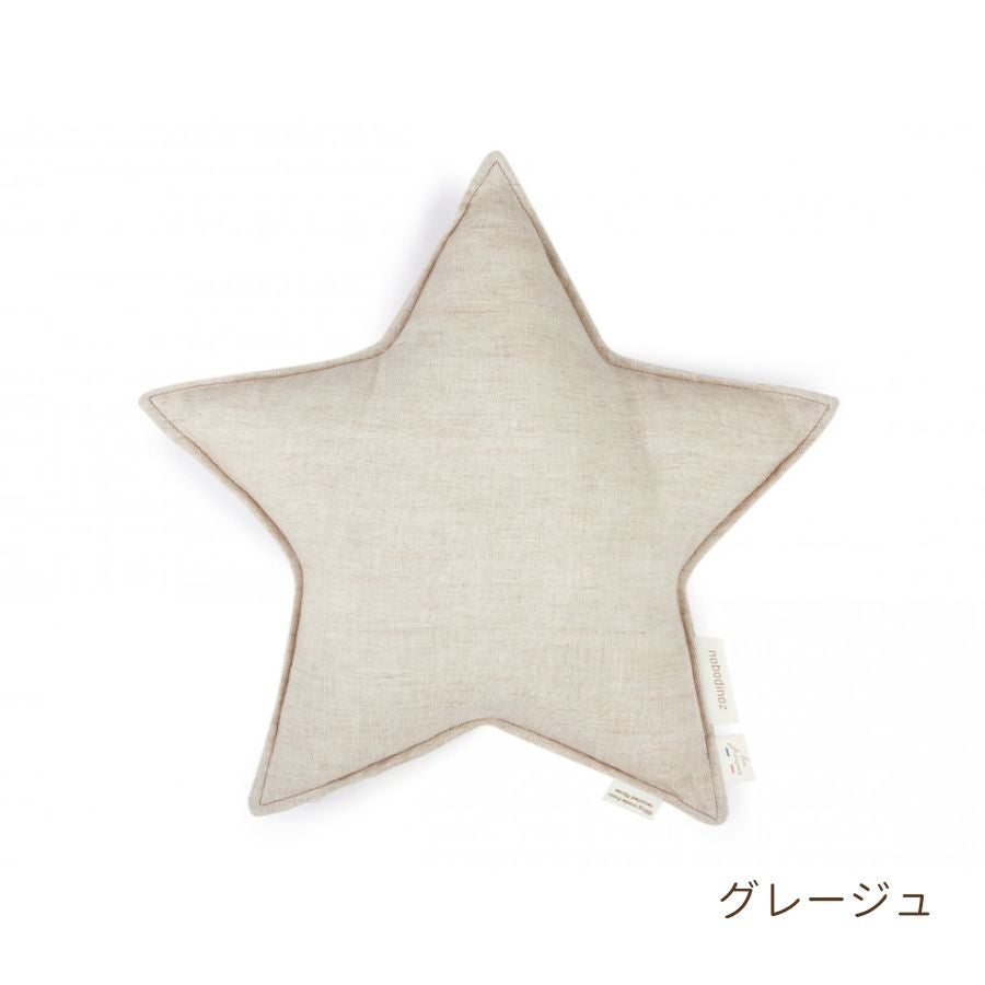 NOBODINOZ/ フレンチリネン スタークッション