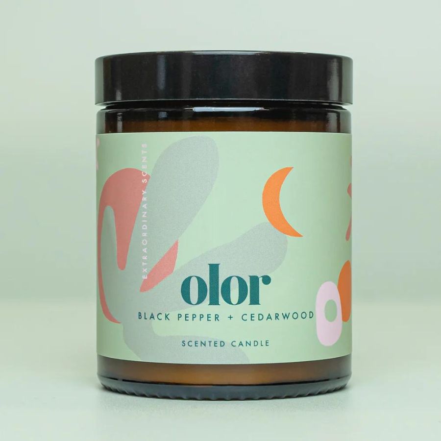 olor/ ブラックペッパー+シダーウッド ジャーキャンドル