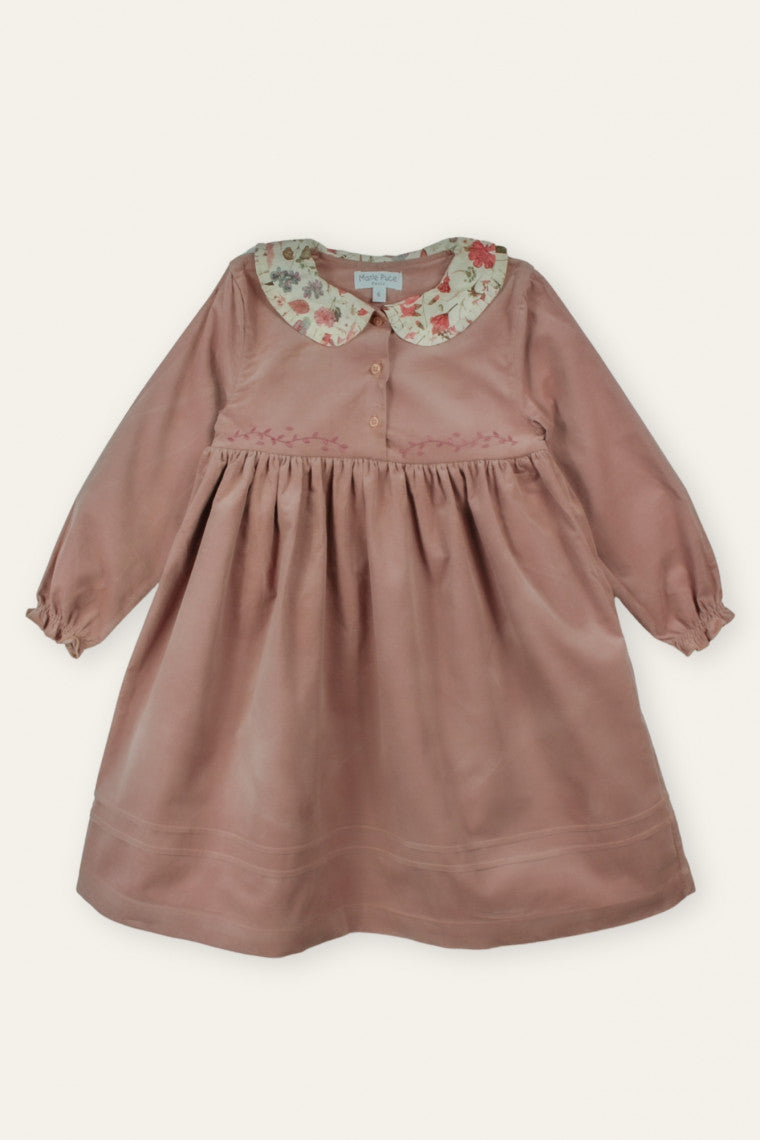 Marie Puce/Pauline Dress ローズ【3Y・4Y】
