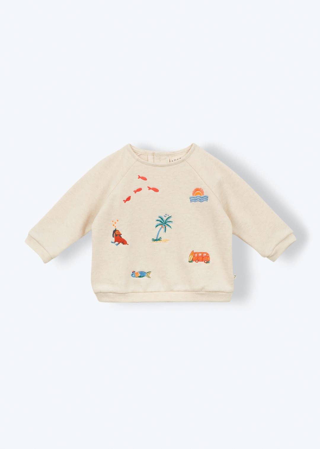 ARSENE ET LES PIPELETTES/SABLE CHINE スウェットシャツ【24M/36M】