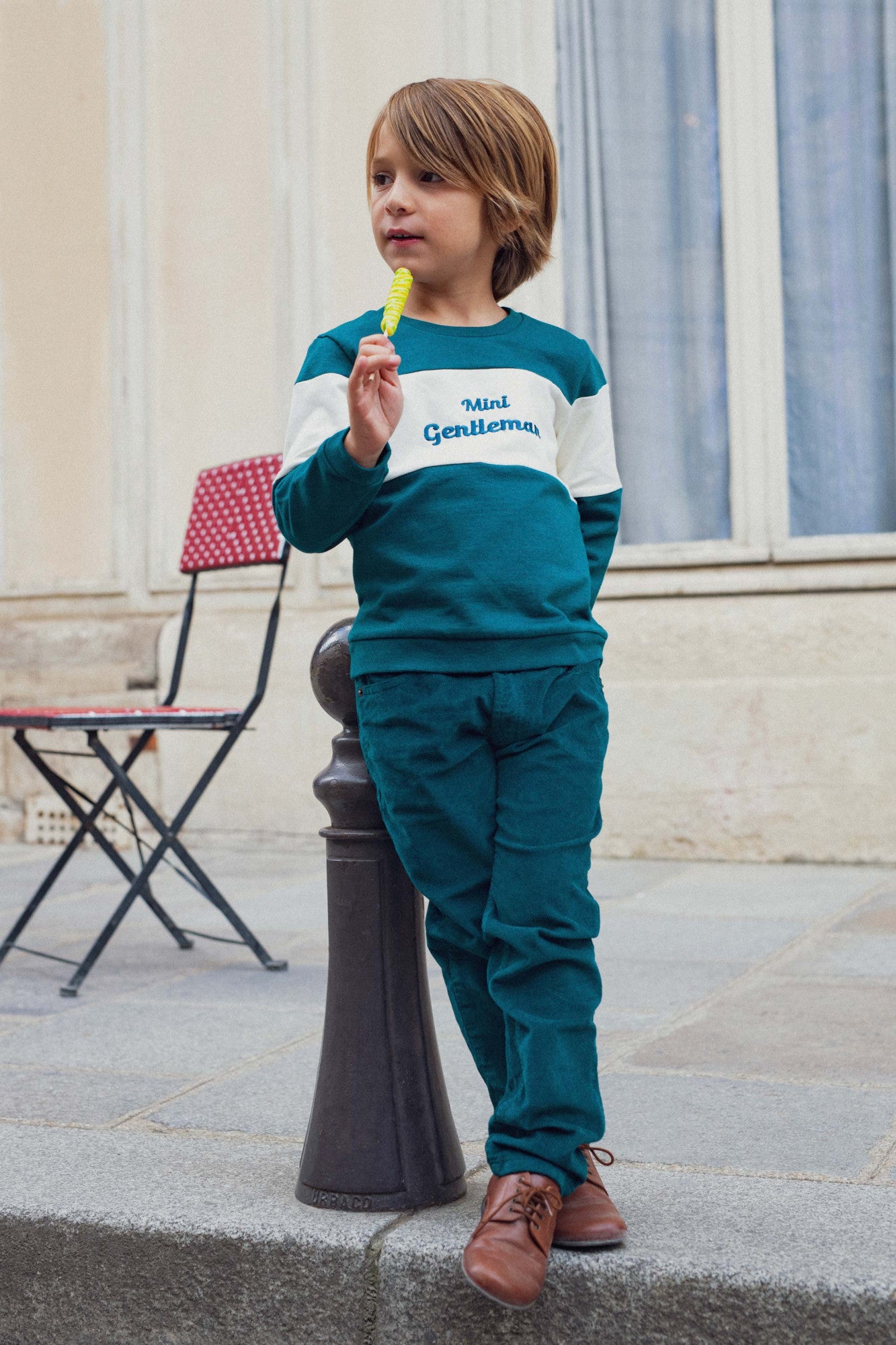 Marie Puce/Mini Gentleman Sweat【3Y・4Y】