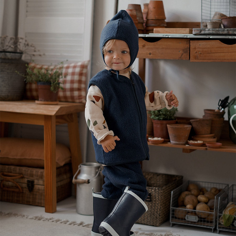 Organic Zoo / Blue Nights Fleece Vest フリースベスト