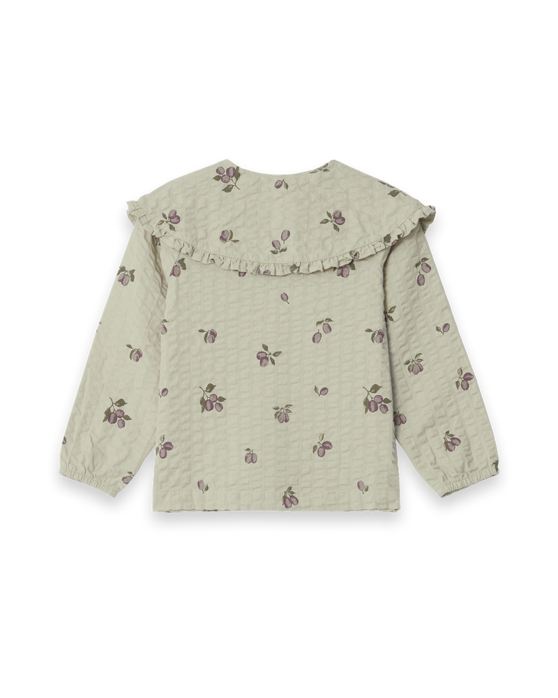 garbo&friends/Seersucker LS Blouse 1-2y/3-4y (長袖ブラウス）