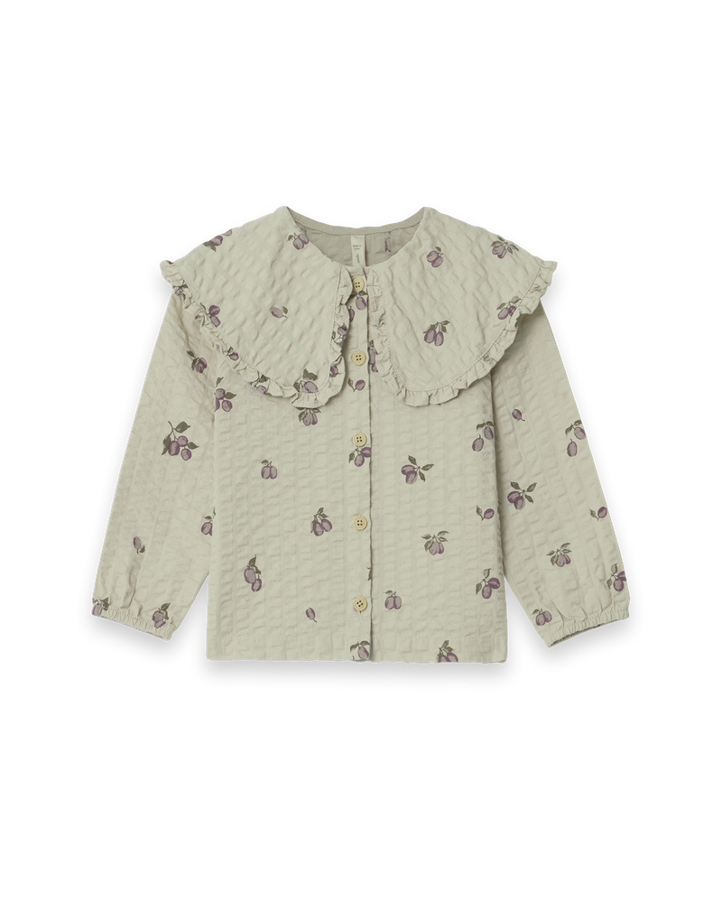 garbo&friends/Seersucker LS Blouse 1-2y/3-4y (長袖ブラウス）