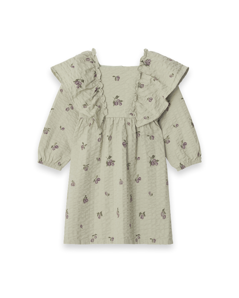 garbo&friends/Seersucker LS Dress 1-2y/3-4y (長袖ワンピース）