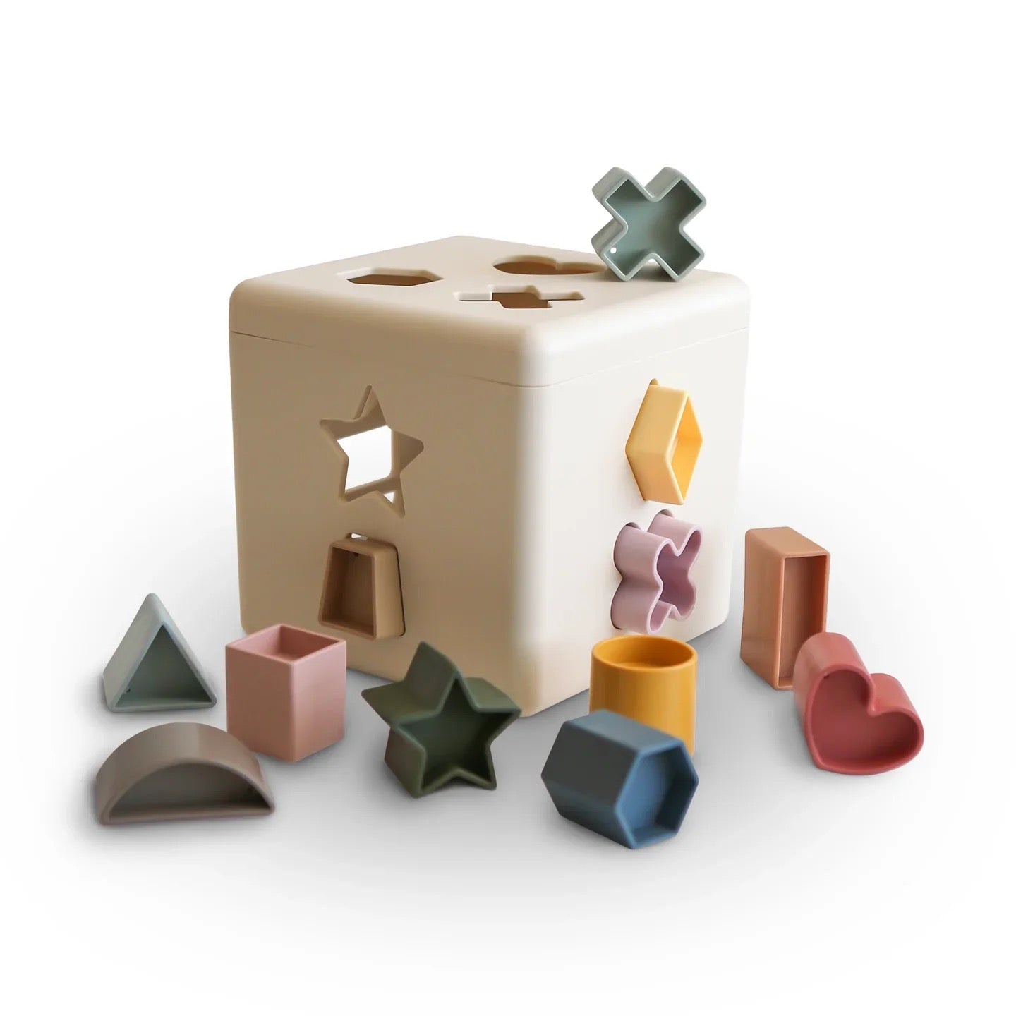 Mushie/Shape Sorting Box　型はめパズル【2種】