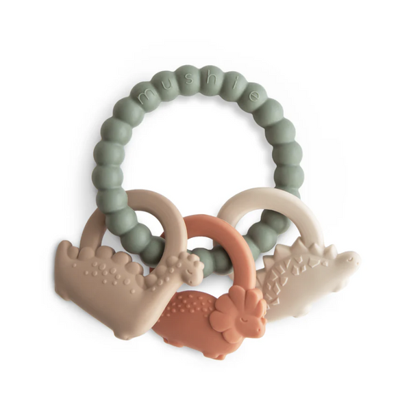 Mushie/Teething Ring　リング歯固め【Dino/Space/Nature】