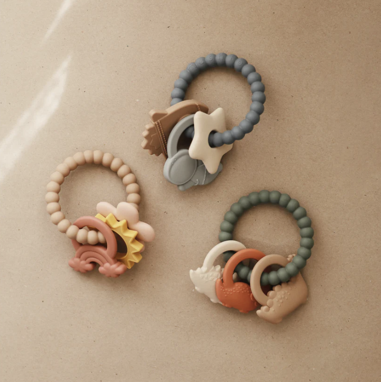 Mushie/Teething Ring　リング歯固め【Dino/Space/Nature】