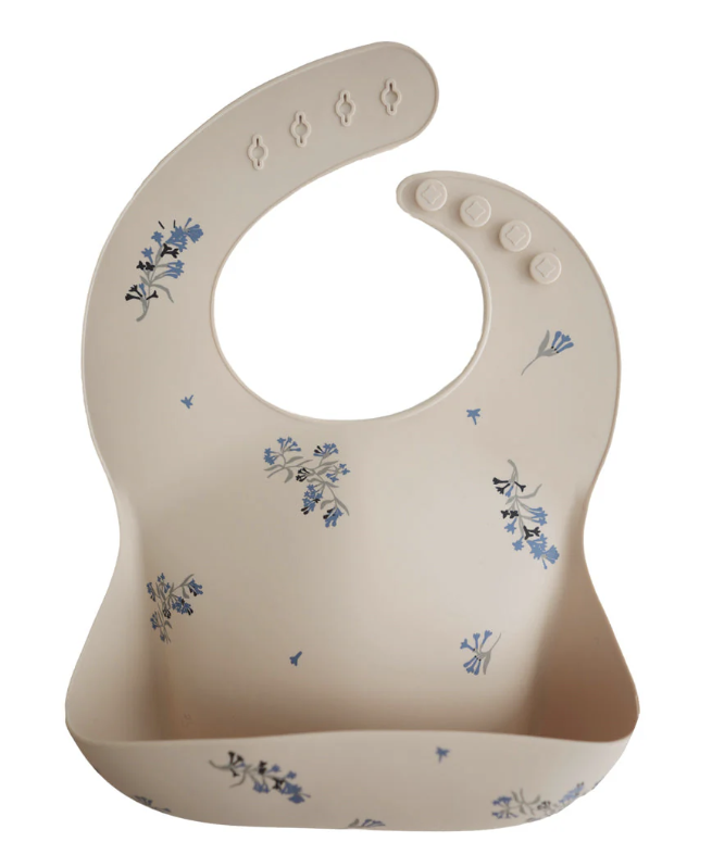 Mushie/Silicone Apron　お食事エプロン【Retro Cars/Dinosaurs/Lilac Flowers】