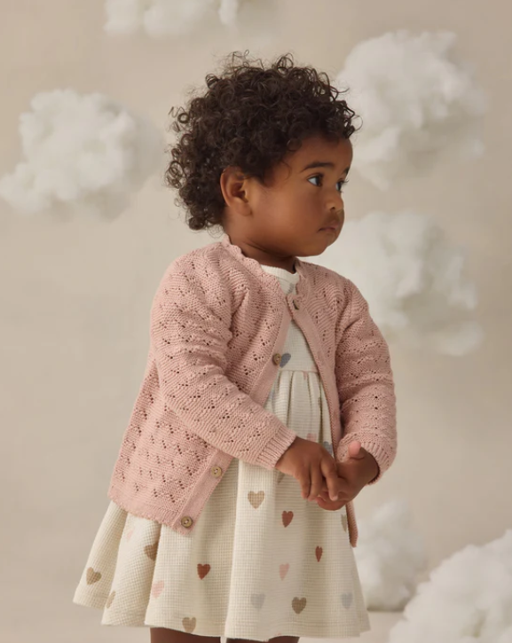 QUINCY Mae/DARLA DRESS /CONFETTI HEARTS /ワンピース【18-24ｍ/2-3Y】