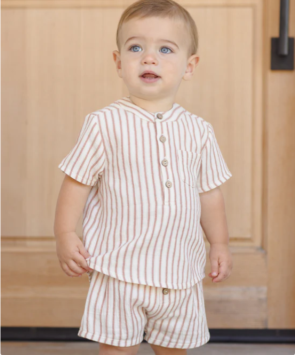 QUINCY Mae/JAXSON SHIRT /VINTAGE STRIPE /シャツ【18-24M/2-3Y】