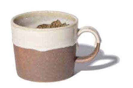 ANGLE/BEIGE DROP MUG　【BEIGE/BROWN】