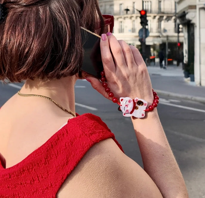 Solar Eclipse/ソーラー エクリプス　GEMSTONE BRACELET PHONE CHAIN