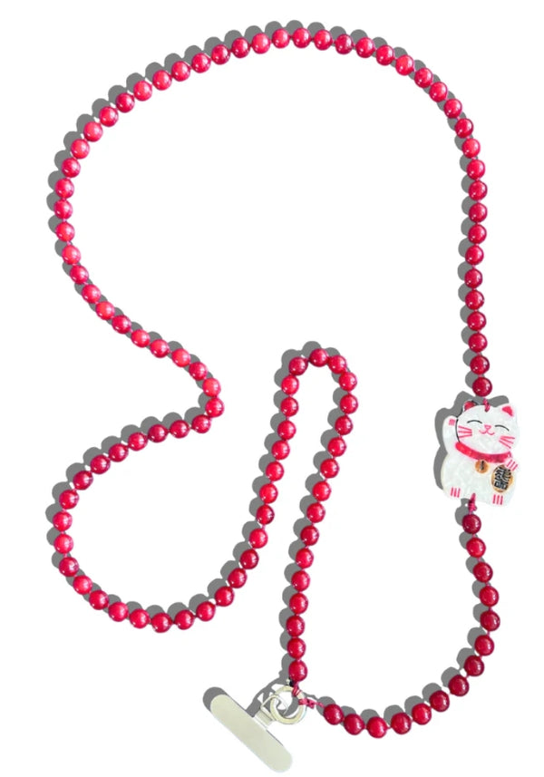 Solar Eclipse/ソーラー エクリプス　GEMSTONE CROSSBODY PHONE CHAIN