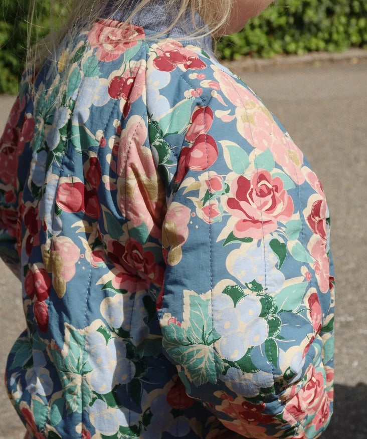 Konges Slojd/JUNO PRINTED BOMBER JACKET/BLOOMIEGRAPE BLUES【18ヶ月/2歳/3歳/4歳】