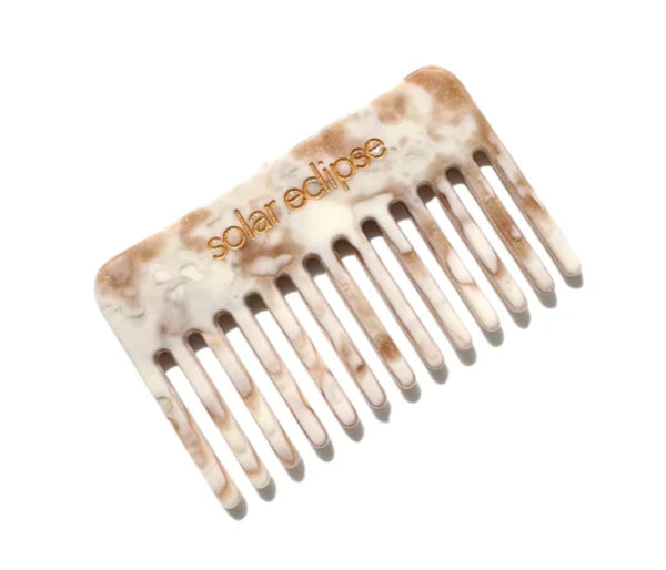 Solar Eclipse/ソーラー エクリプス　POCKET SIZE WIDE TOOTH ACETATE HAIR COMB/SEASHELL