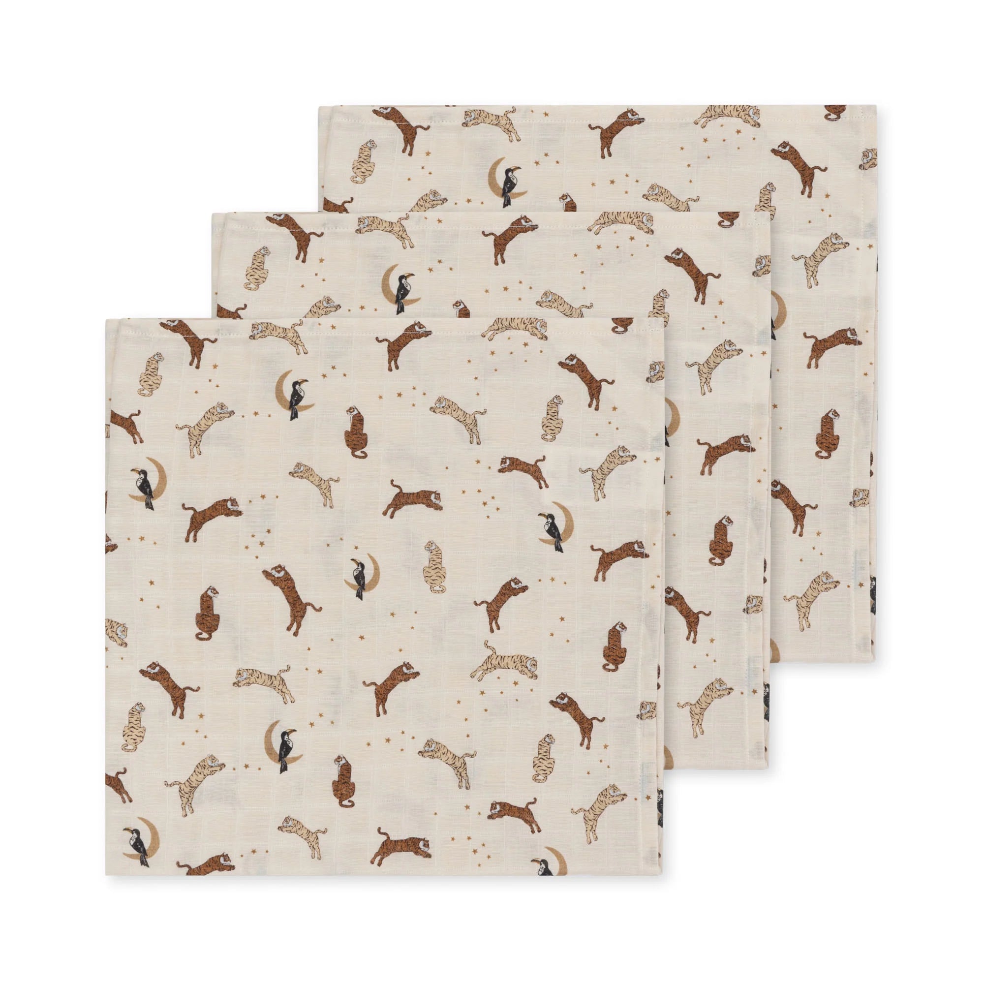 Konges Slojd/3 PACK MUSLIN CLOTH GOTS　おくるみ3枚セット