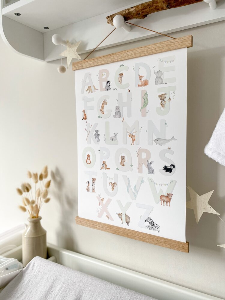 LITTLE ROGLETS/Animal Alphabet Fine Art Print