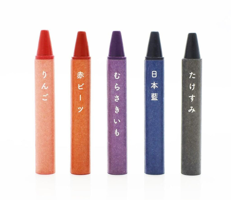 みずいろ　おやさいクレヨン Japan Blue (全10色)