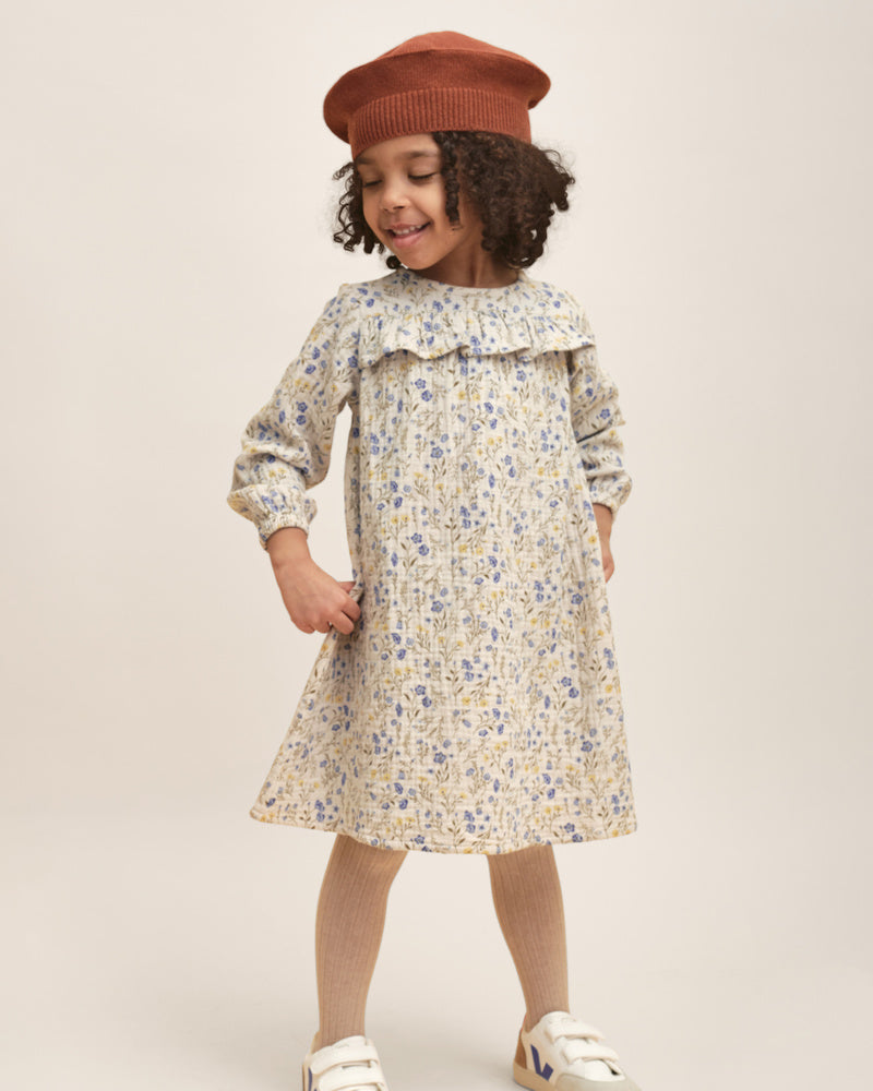garbo&friends/Flora Oat Muslin Dress（ワンピース）
