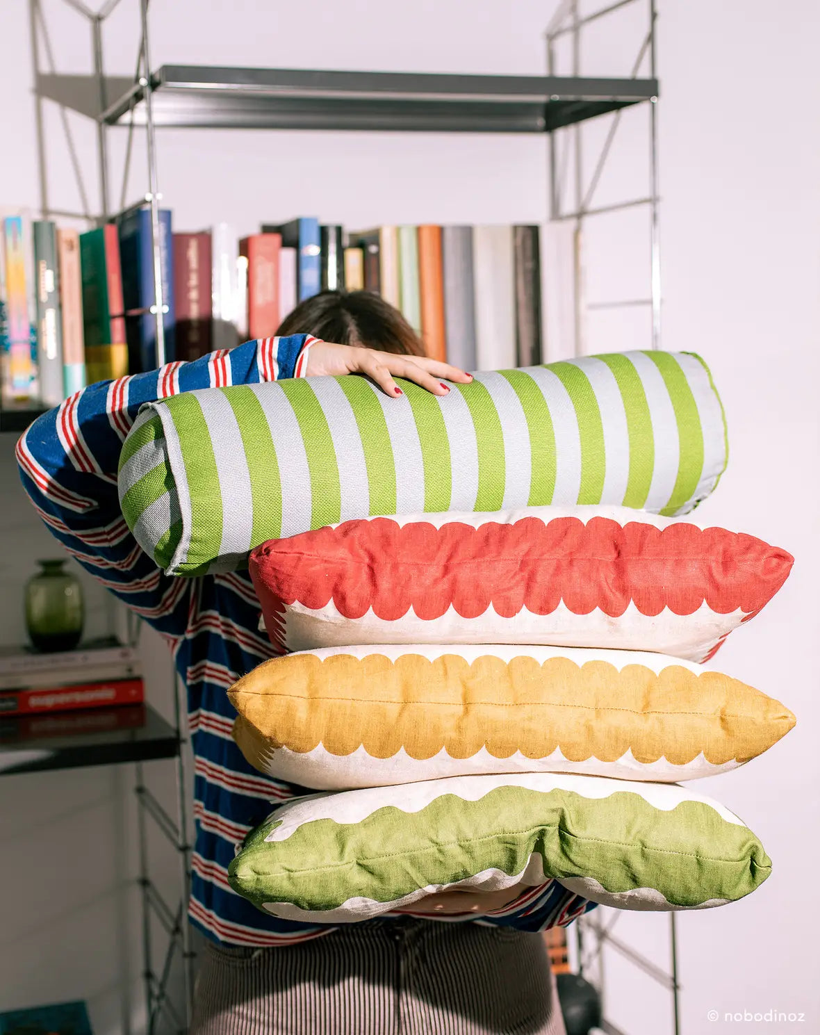 NOBODINOZ/ CYLINDER CUSHION ボルスタークッション【3種】