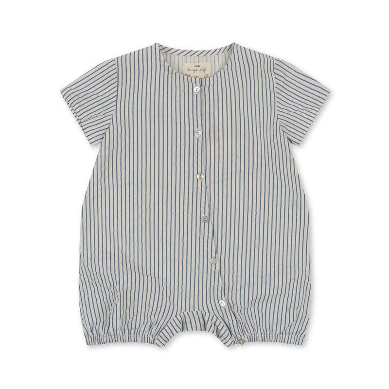 Konges Slojd/ ACE ROMPER GOTS/STRIPE BLUIE【6ヶ月/12ヶ月】