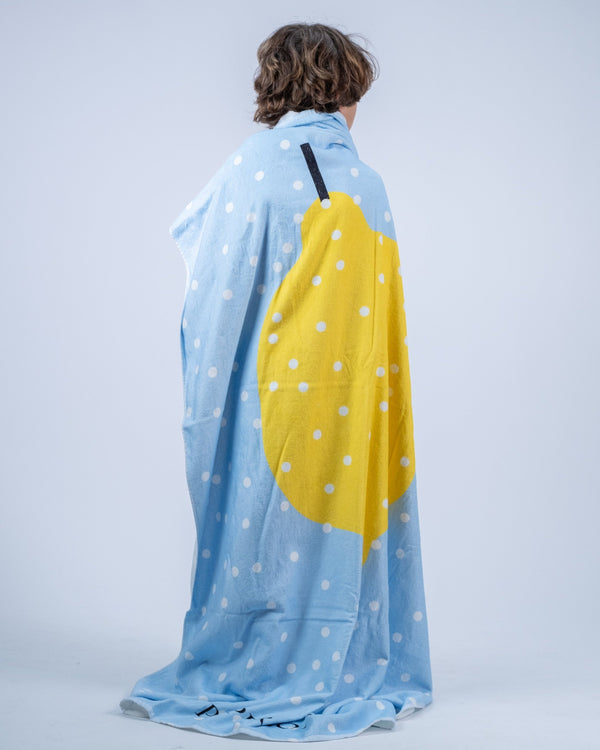 PAPER BOAT/Lemon large beach towel ビーチタオル