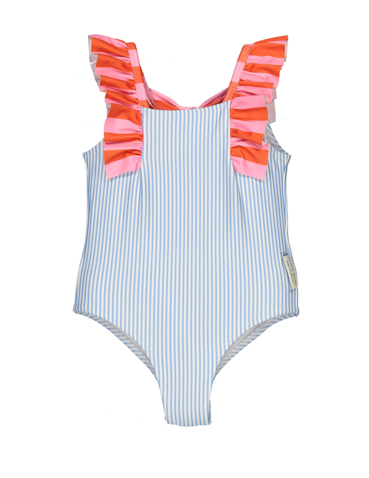 PAPER BOAT/Combo stripes swimsuit 【3Y・4Y】水着