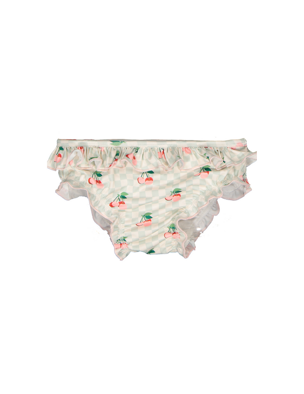 PAPER BOAT/Cherries squares bikini bottom【1Y・2Y】ビキニボトム