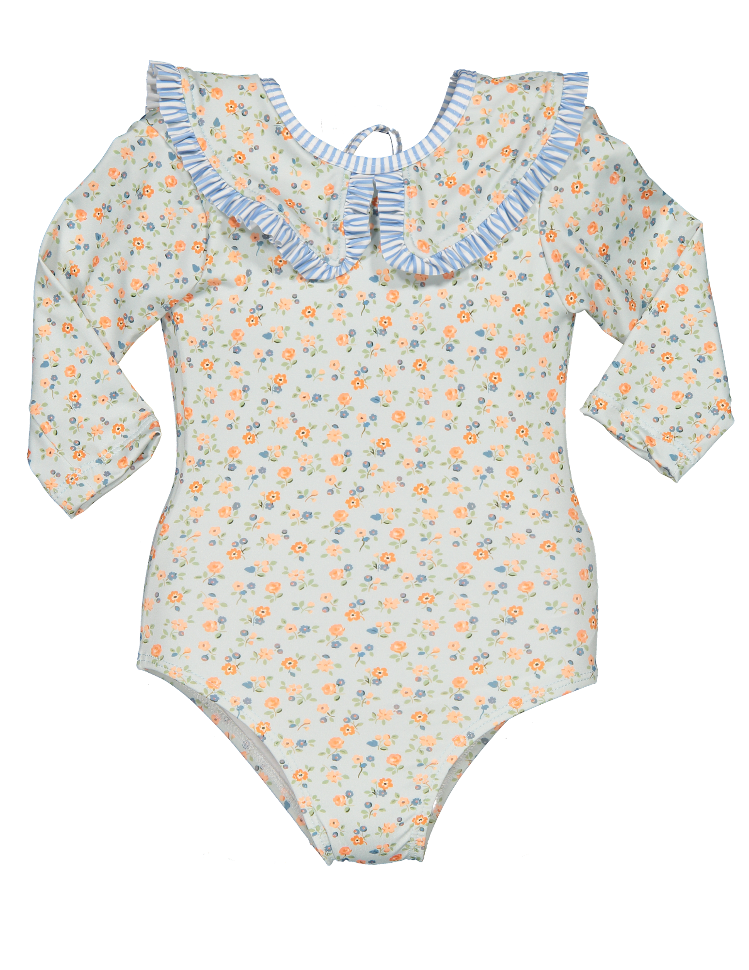 PAPER BOAT/Fragant flowers long sleeve swimsuit 【2Y・3Y】長袖水着
